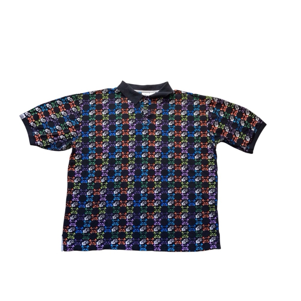 Skull Mens Polo Colorful 4XL